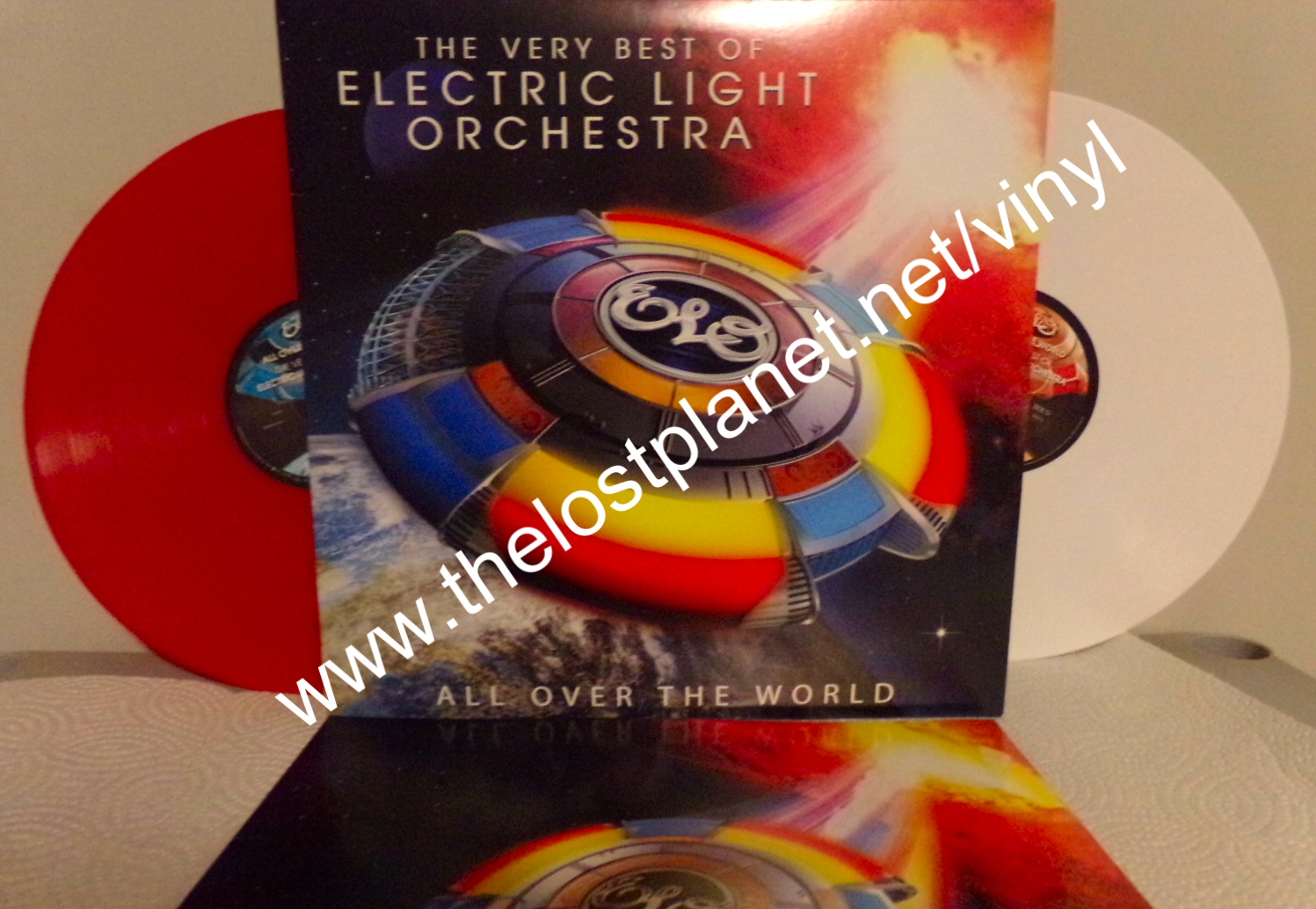 ELO - Best of - red and white vinyl double LP