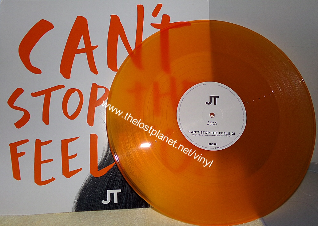 Justin Timberlake - Can't Top The Feeling - orange 12"