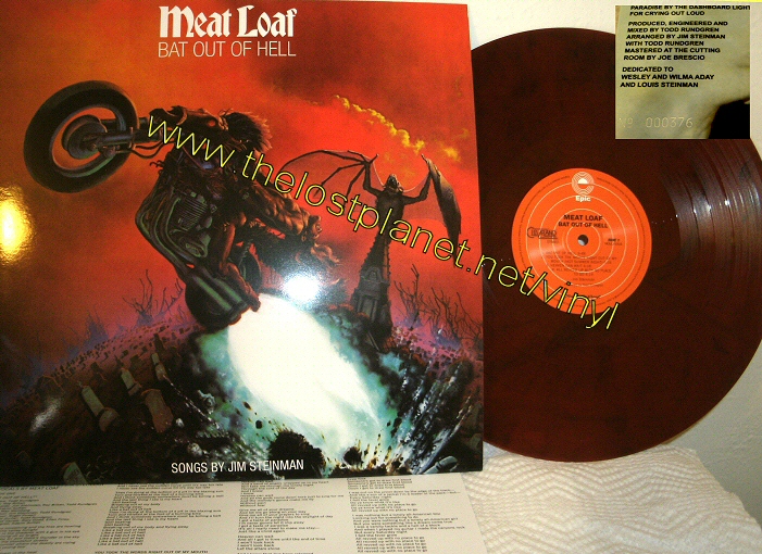 Bat out of Hell - Red vinyl ltd edition 2014