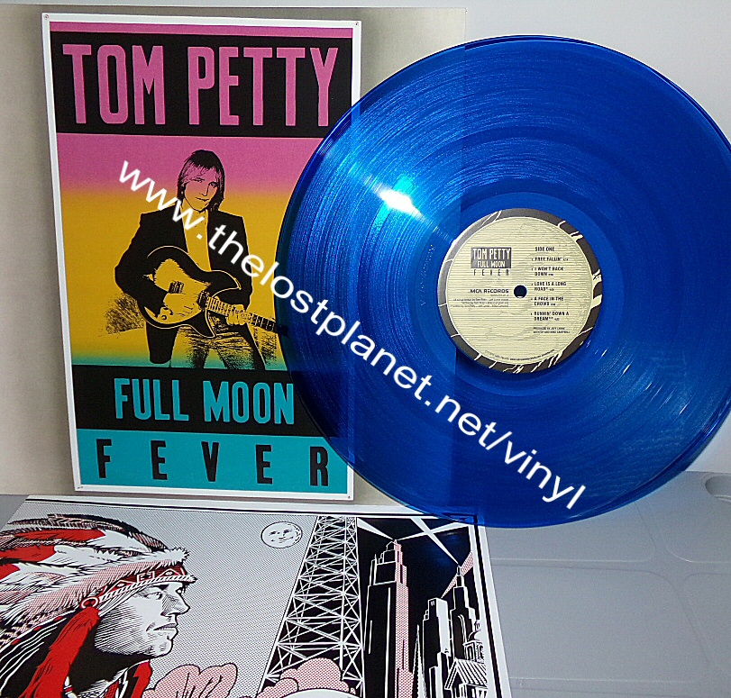 Tom Petty - Full Moon Fever - blue vinyl reissue. Bernie Grundman mastering.